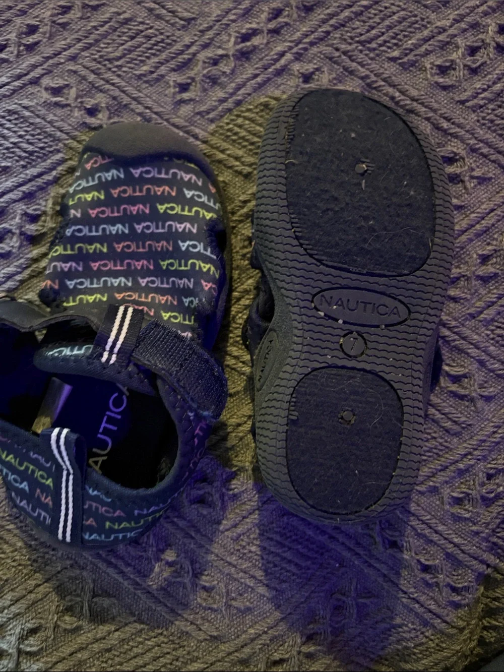 Toddlers water shoes sizes 5, 6, and 7. Minimal wear, Nautical,Oshkosh, and more